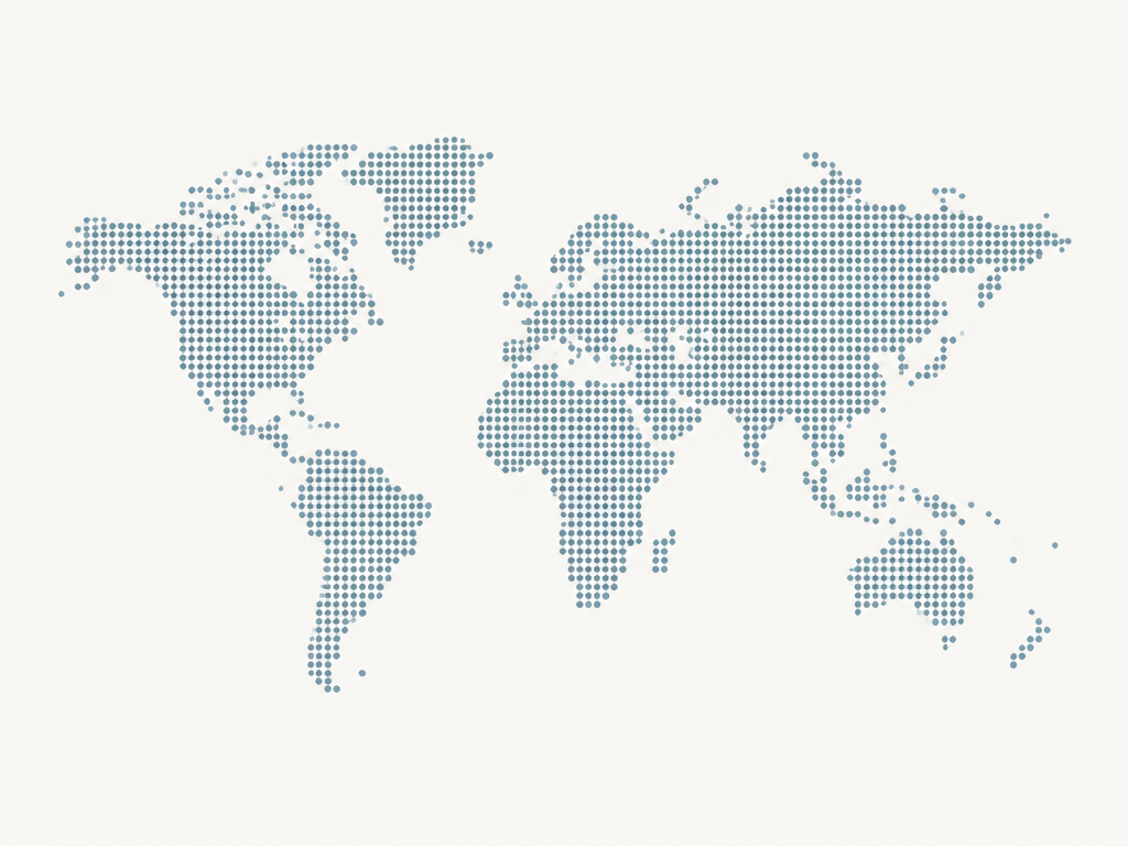 World map showing the countries covered by the Food Souq Advisory Network